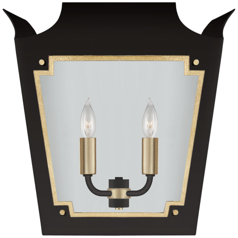 Caddo 2 - Light Candle Wall Light, Matte Black