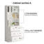 Bibliothèque standard H 71 po x l 23,6 po Marta-124871495