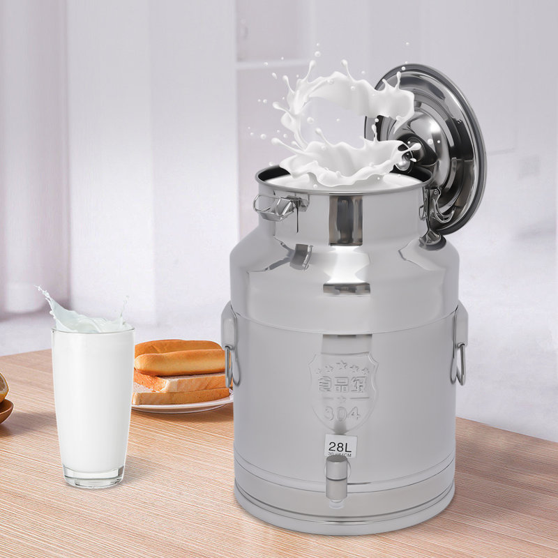 Contenant alimentaire en acier inoxydable 28L avec robinet Carlynn