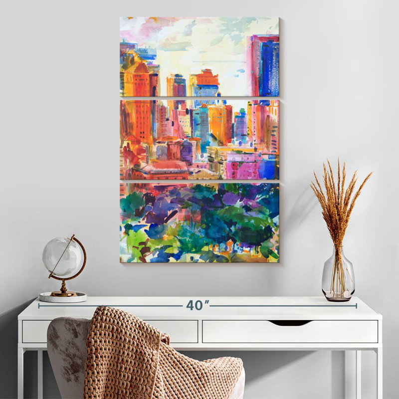 Central Park West, H 32 po x l 20 po