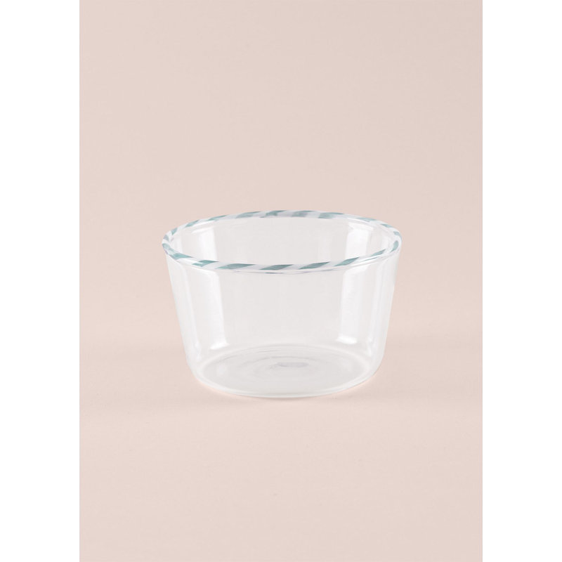 Bol en verre de haute qualité, 3,1 x 3,1 x 2,0 pouces | 100% lavable au lave-vaisselle, capacité de 5,1 oz liq. Élégante couleur verte, parfaite pour servir et ranger des collations, des fruits et des desserts | Idéal pour décorer la maison et la cuisine
