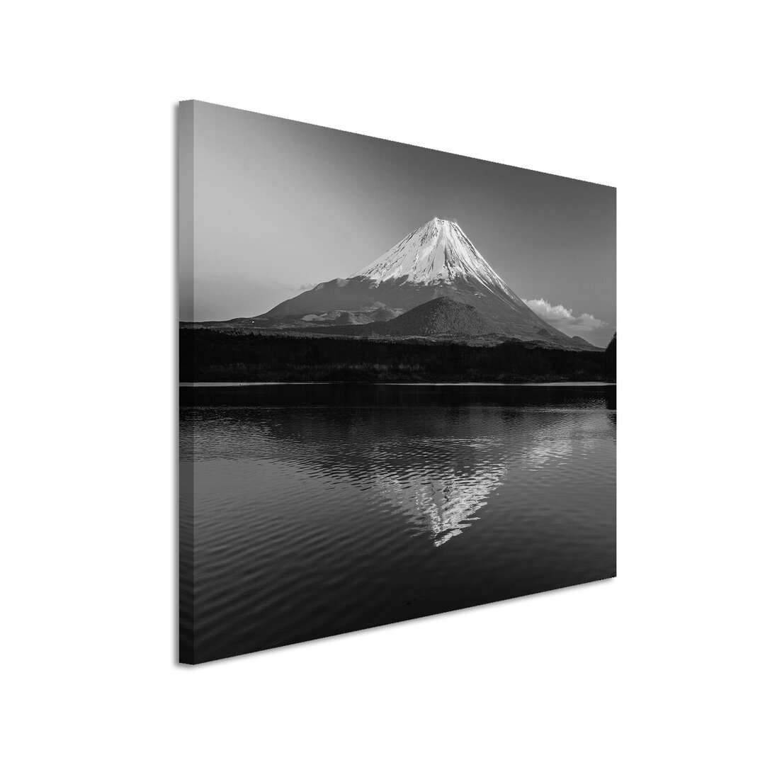 Leinwandbild „Berg Fuji am See Shoji I“, Fotodruck