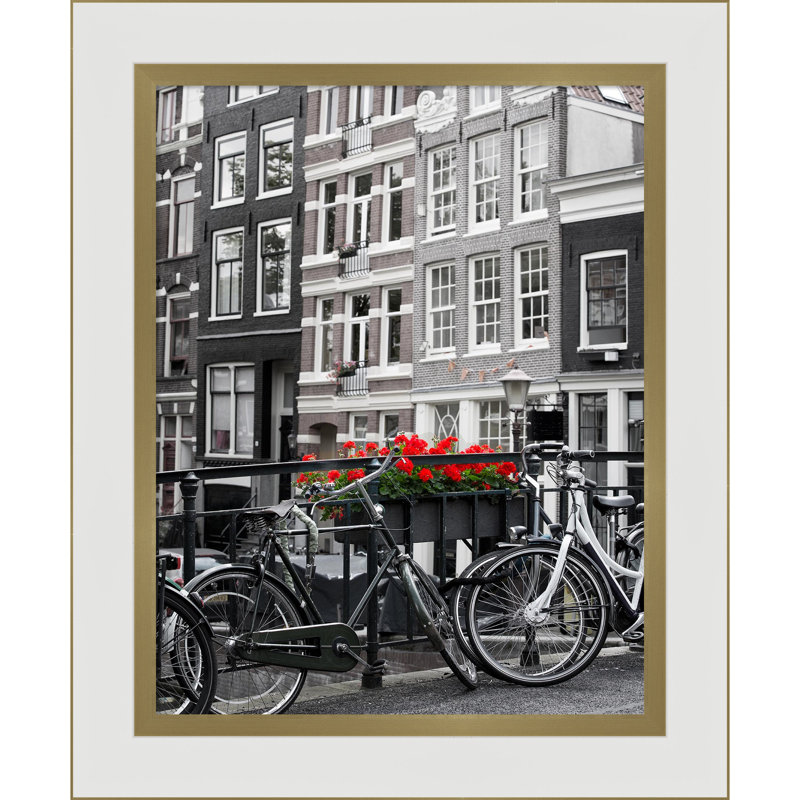 Roseville White Wood Picture Frame, 11" x 14"