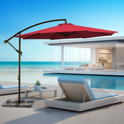 Cheryl-Ann 120'' Round Cantilever Umbrella