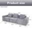 Canapé modulaire convertible 3 places Modern-1308248332