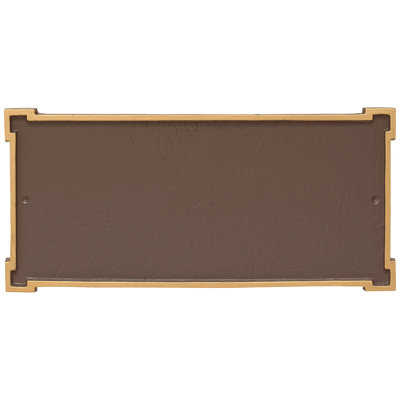 New Yorker Rectangle Wall Plaque