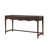 Martha Adelaide 60''W Traditional 3 Drawers Fluted Simple Assembly Desk with Power Outlets