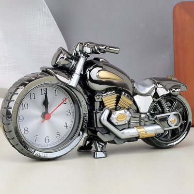 Motorcycle Model Alarm Clock Unique Desk Decorative Clock Ideal Gift For Alarm Clock Is Ideal For Bedrooms Home Offices And More