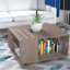 Table basse sur roulettes avec rangement Henjes-1518715183