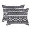  Ensemble de courtepointe en mélange de coton matelassé à rayures gris foncé DESIGN STUDI-418573247