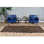 Chemin de table noir Kilim turc rétro brodé de motifs aztèques vibrants pour une touche organique dans votre chambre à coucher ou votre couloir