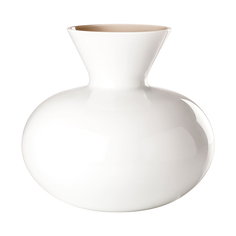 Venini Idria Vase, Milk White
