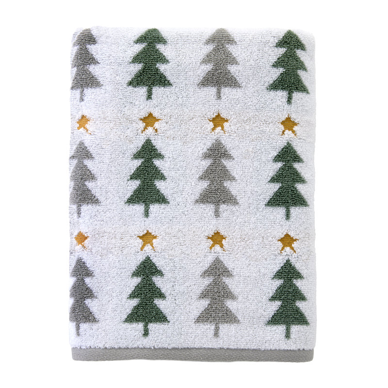 MULTI TREES JACQUARD BATH-MULTI