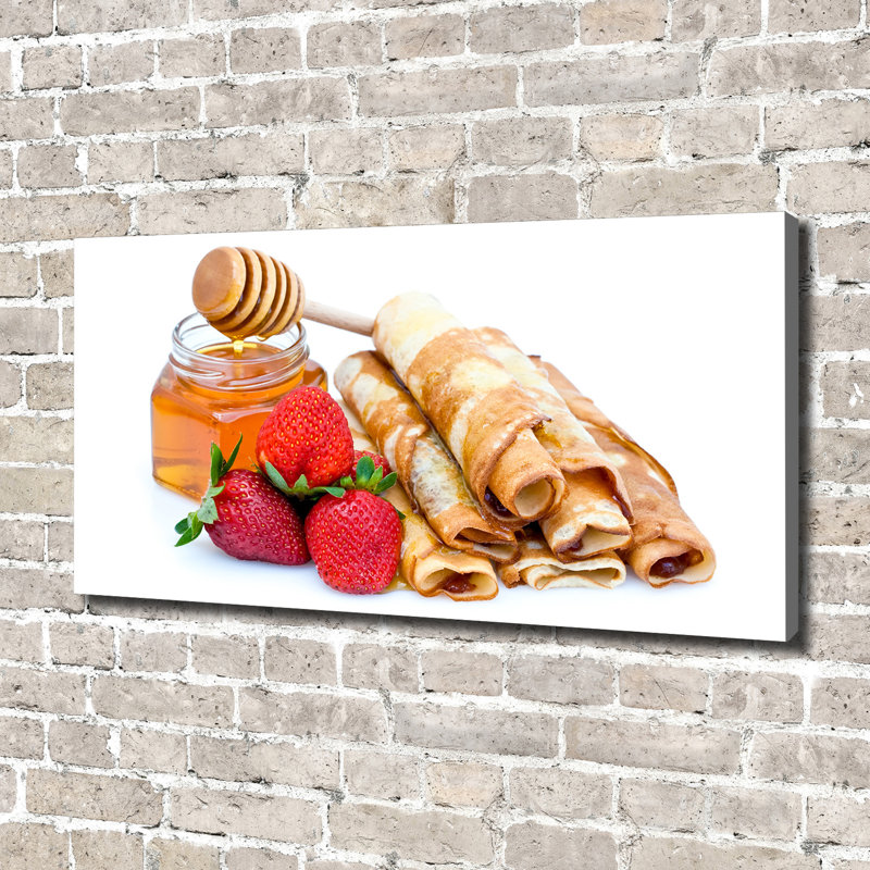 Delicious Pancakes - Wrapped Canvas Print