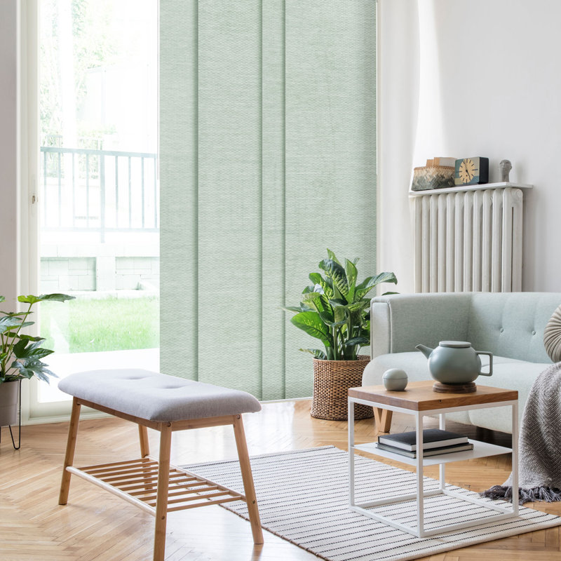 Store vertical semi-diaphane Sharmaine Elements, Jade