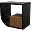 Table de bout avec rangement burton