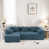 Blue Chenille