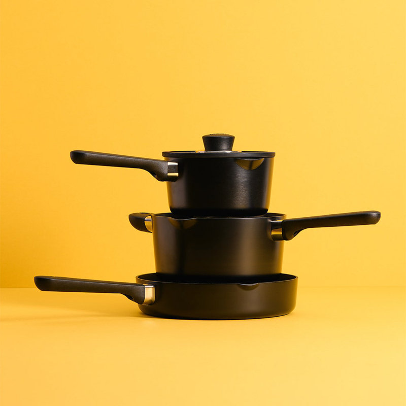 Judge Vista Ceramic, 3 Piece Draining Cookware Set