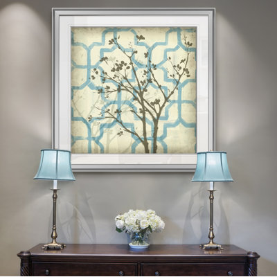 « silhouette & pattern ii », peinture