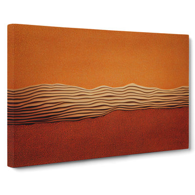 Boundless Modern Abstract Art - Wrapped Canvas Painting