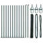 Vidaxl Fence With Posts PVC-Coated Steel-116798203-116798215
