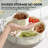Fruit Tray Rotating Snackle Box Container With Lid  For Picnic