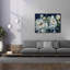 Toile épique Graffiti «Peony Season 1 Navy» par Katrina Pete, 54 po x 40 po