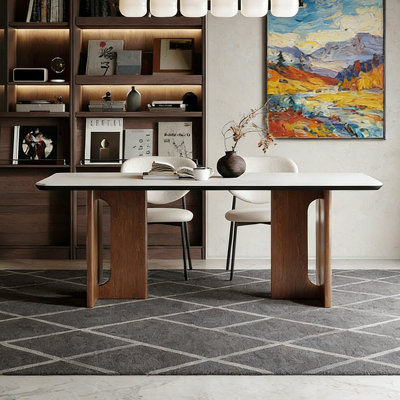 Simple style rectangular dining table