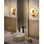 Iron LED Armed Sconce