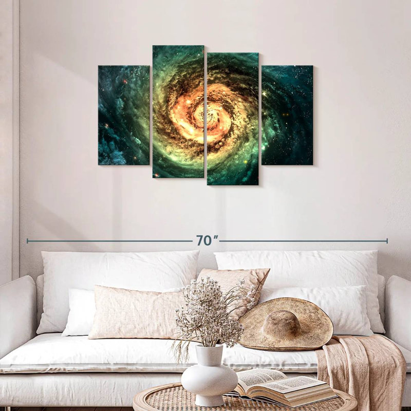 Oberle Spiral Galaxy, 27" H x 43" W