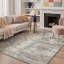 Tapis ivoire / bleu Atkins-131211493