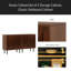 Armoire rustique, ensemble de 2 armoires de rangement, buffet classique