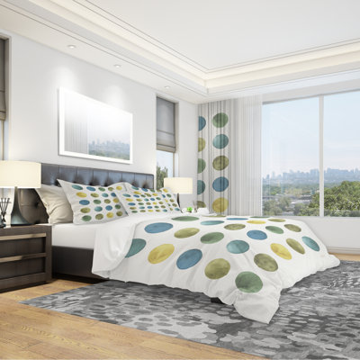 Mid-Century Modern Duvet Cover Set - Microfiber Polyester