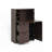 Multifunctional Desk Cabinet With Fold - Up Desktop And Ample Storage