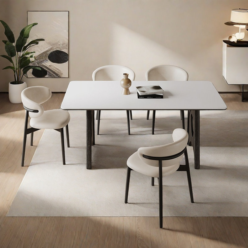 Combinaison de table et chaise Vintage, H 29,52 po x L 55,11 po x l 31,49 po