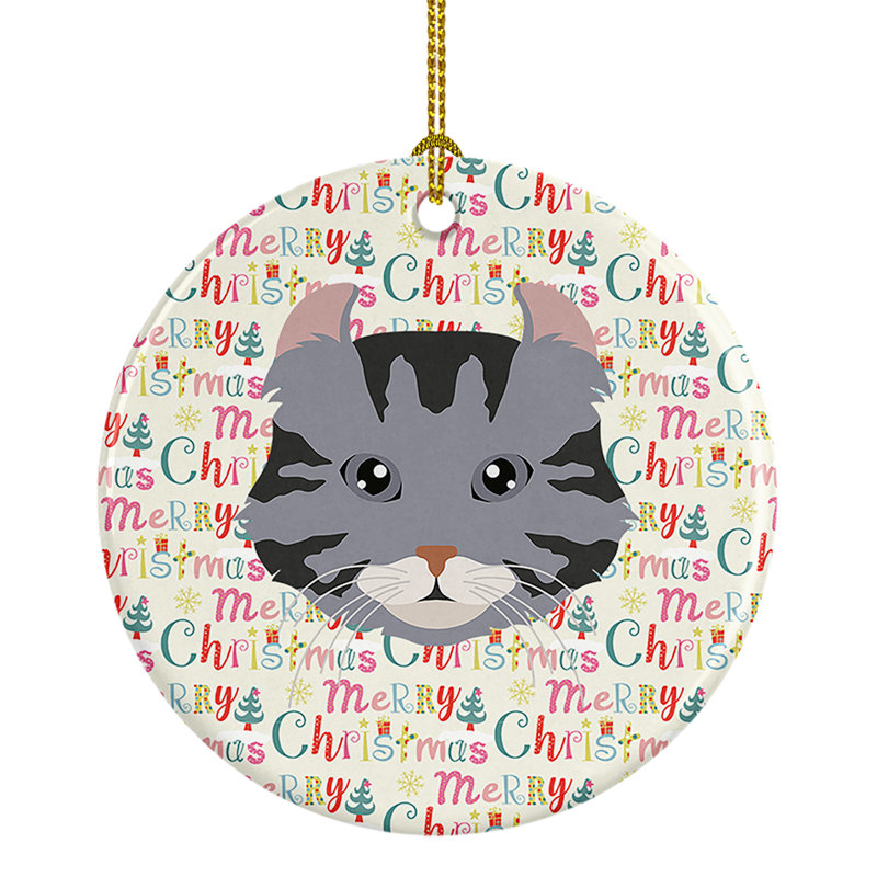 Figurine de Noël American Curl