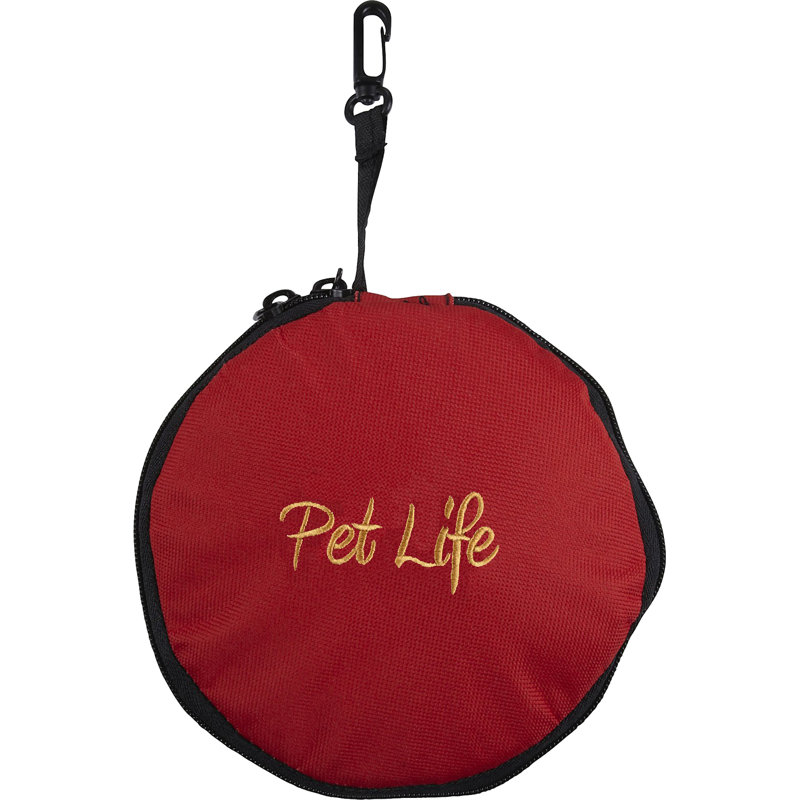 Bol pour animaux Pet Life, Rouge / Jaune / Orange