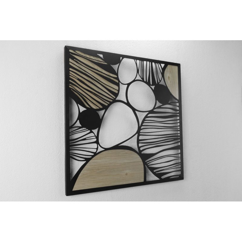 Handmade Modern Abstract Wall Decor on Metal