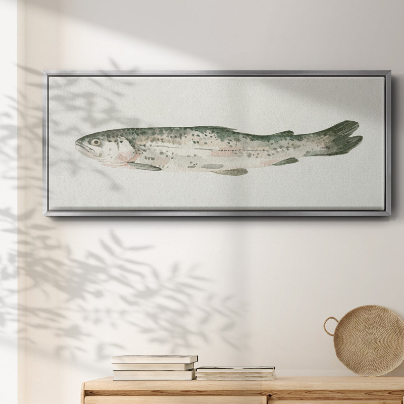 Fresh Catch II- Framed Canvas, 20" H x 50" W
