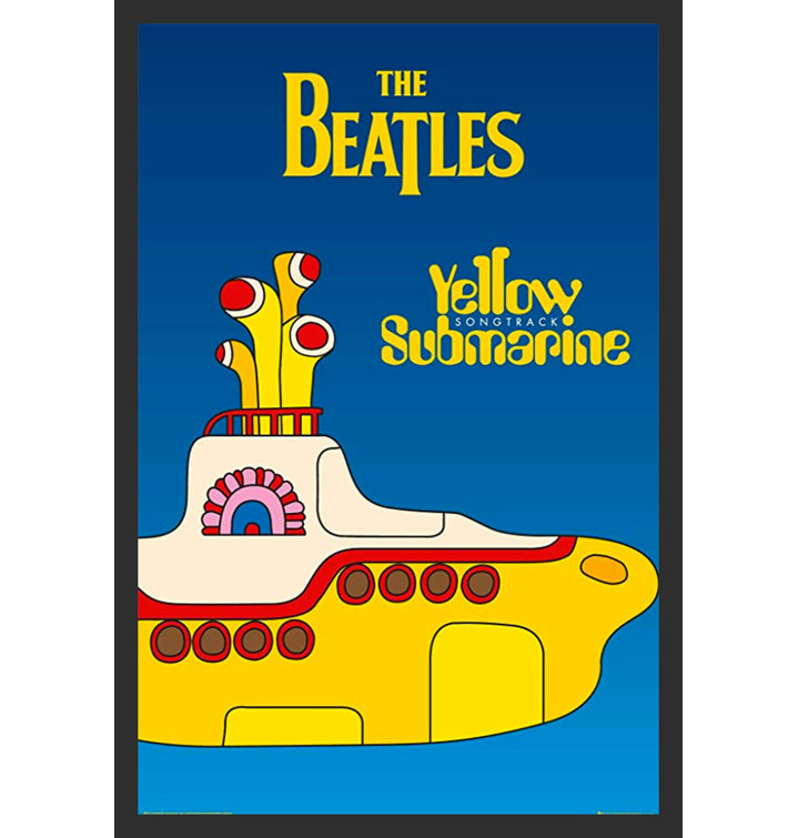 T-shirt JAWS & The Beatles - Jaune Sous-Marin - Coton 100% - Taille Unisexe Adulte - Neuf Avec étiquettes