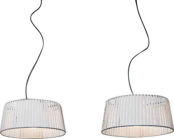 Ribbon 2 - Light Pendant, White, Matte White