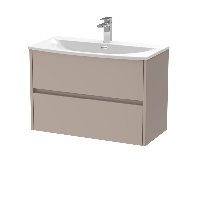 Havana Bathroom Vanity, Soft Linen, 81cm W