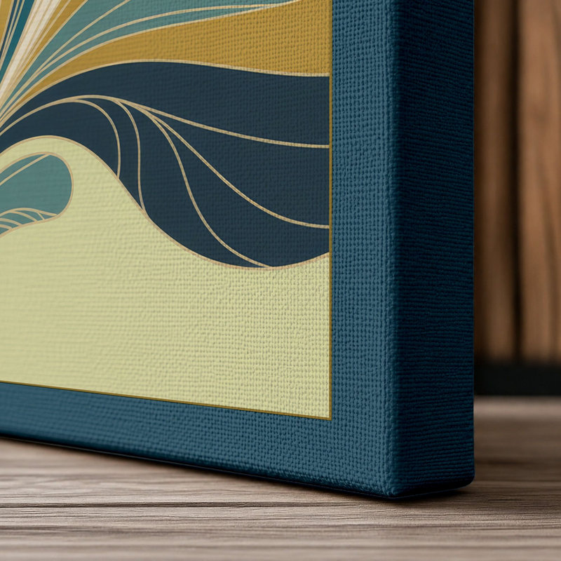 Print, 30x20 - 76.2 x 50.8 cm, Teal Border