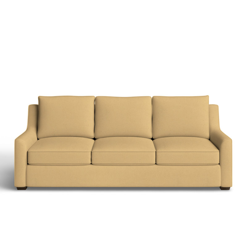 Gemi Upholstered 80'' Sofa, Bayou Sunshine Canvas