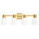 Luminaire de meuble-lavabo avec abat-jour opale Parker