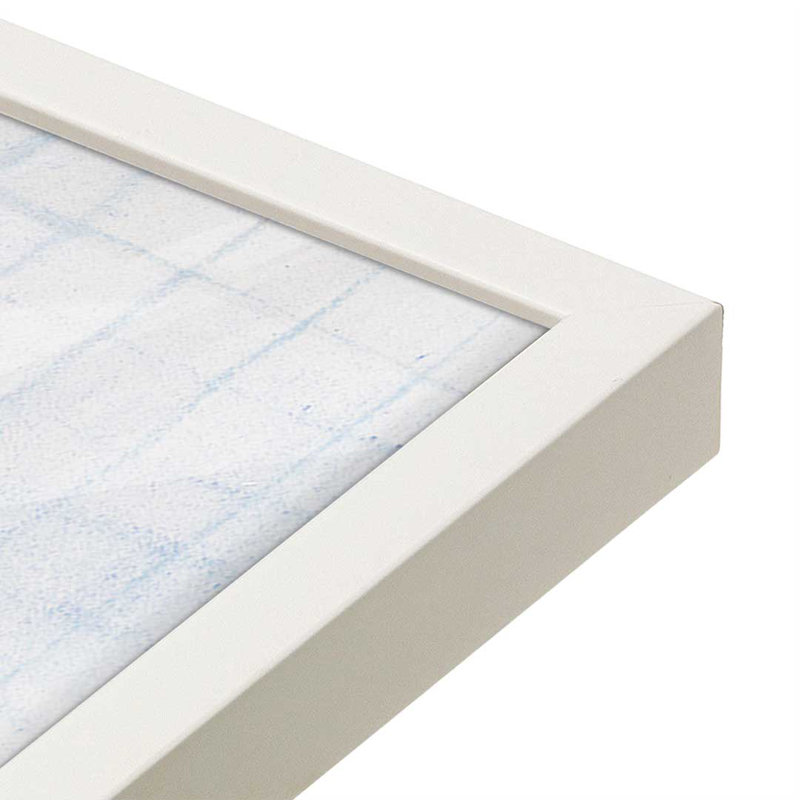 «Cornflowers On Linen» par Carol Rowan, reproduction d'art sur toile, H 16 po x l 12 po, Blanc