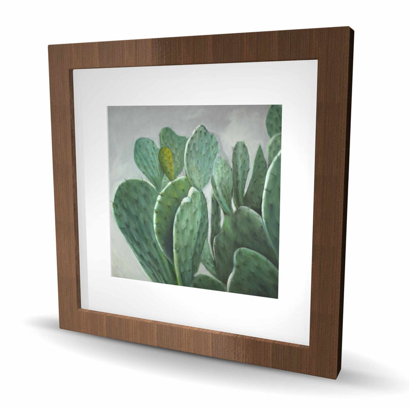 Paddle cactus | Reproduction encadrée pour chambre à coucher hyperréaliste