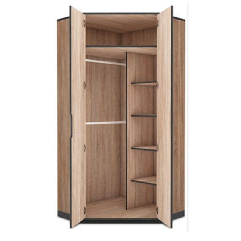 Polymilis 2 Door Manufactured Wood Wardrobe