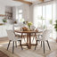 Upholstered Dining Chairs Faux Leather Side Chair with Metal Frame-1546850754
