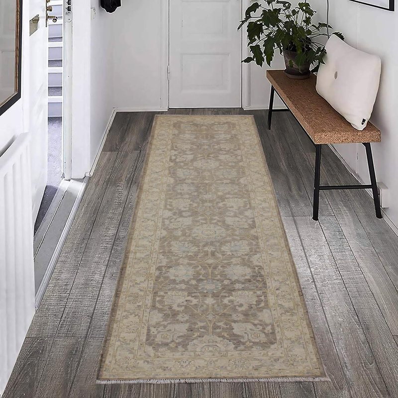 Tapis unique brun / ivoire 2 pi 9 po x 9 pi 10 po Kellyanna par Arshs Fine Rugs